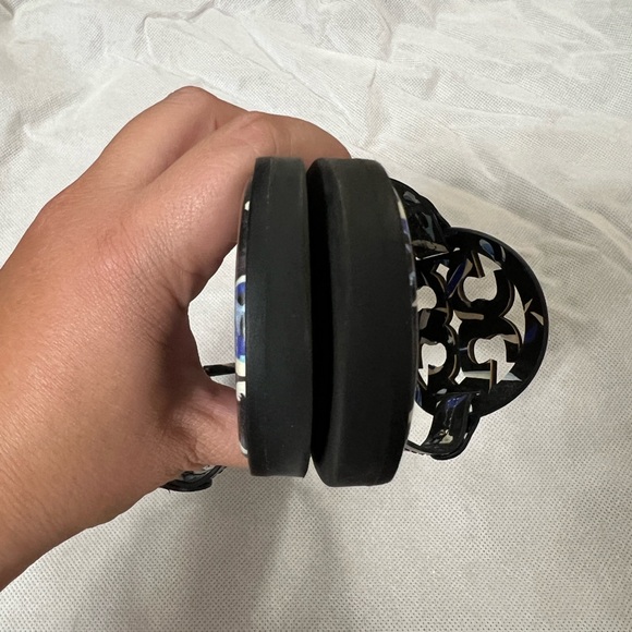 Tory Burch Miller Sandal - Midnight Teapot - Printed Calf Leather - Picture 3 of 3